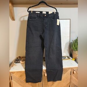 NWT Universal Thread Classic Black Relaxed Fit Baggy Jeans